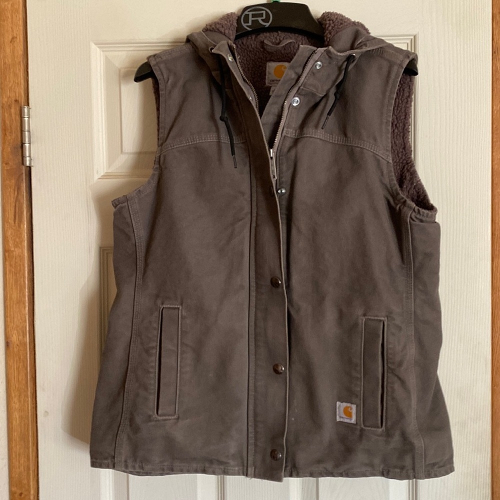 Carhartt Sherpa Lined Hooded Vest